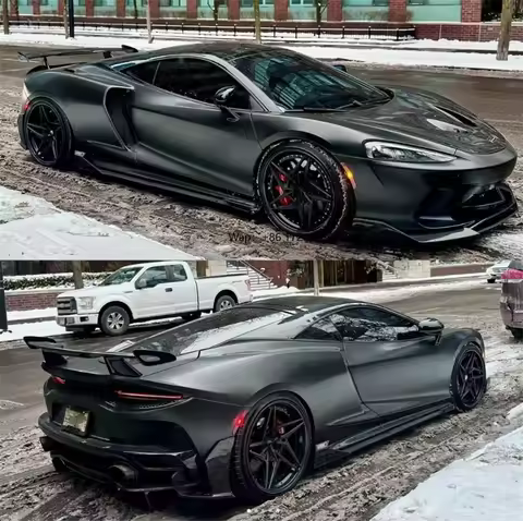 SUNMAX MSO Style Real Carbon Fiber Rear Wing for Mclaren GT Carbon Fiber Tail Wing for Mclaren GT Dr