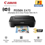 Canon E470 | All-In-One | PIXMA Ink Efficient Wireless Printer