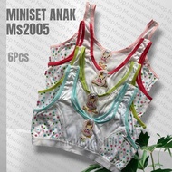 (6 Pcs) Golden nick Ms2005 Polkadot teen Miniset