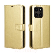 Cellphone Casing For Honor X6a Case Flip Wallet PU Leather Shockproof Protcetion Phone Cover Honor X