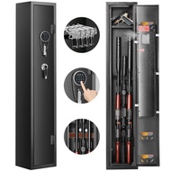VEVOR 3 Rifle 4 Guns Steel Guns Safe 2 Locking Methods Code and 2 Keys Anti-theft Alarm and Silent M