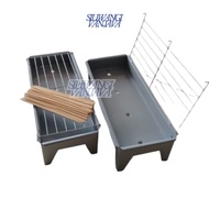 Grilling Tools Satay Grill/s Charcoal Container/s Chicken Grill/s Free Bamboo Fan + 4opsc Satay Skew