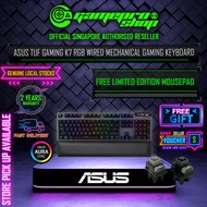 [Free Gift] ASUS TUF Gaming K7 RGB Wired Mechanical Gaming Keyboard