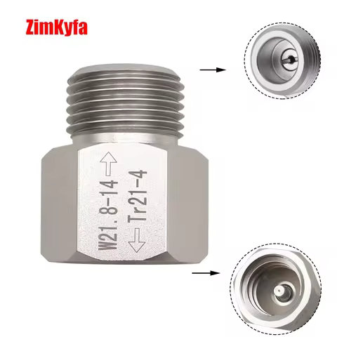 W21.8 Regulator Adapter Adaptor Fit Sodastream Soda Co2 Tr21-4 Cylinder for Aquarium Fish Homebrew B