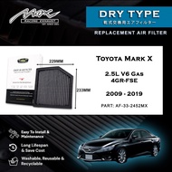 Toyota Mark X 2.5L V6 Gas 4GR-FSE 2009-2019 33-2452MX Max Racing Exhaust Performance Drop-in Dry Typ