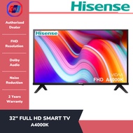 HISENSE ( Authorised Dealer ) 32'' SMART TV 32A4000K