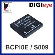 DIGIEYE S009E S009 Battery Replacement for Panasoni Lumix DMW-BCF10E BCF10 DMC-TS3 DMC-TS1 F2K DMC-F