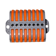 PVC 32A Terminal Connector for 8x8 AWG 28 to 12 (0.08 - 4mm) Wire Size 220V w/ Easy Snap Fit LT-228