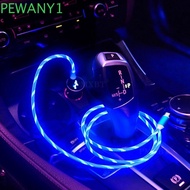 PEWANY1 Mobile Phone Charging Cables 1PC Type C Charger Mobile Phone Micro USB Colorful Flowing Data