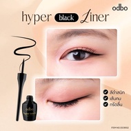 OD3002 &amp; OD3013 Water Eyeliner ODBO HYPER BLACK LINER Completely Finish Slitting Sharp Line.