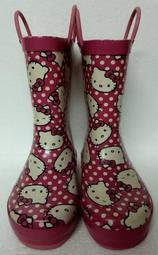 WESTERN CHIEF KIDS Hello Kitty 無嘴貓 兒童卡通圖案雨鞋 14.6-21cm