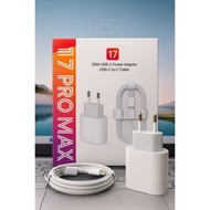 [17PROMAX] Travel Charger 35W USB-C TO TYPE-C Charger Casan IP 35W USB-C + Cable C TO C