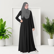 Turkey Stylish jubah dress for Muslimah fashion - Ankara Plain