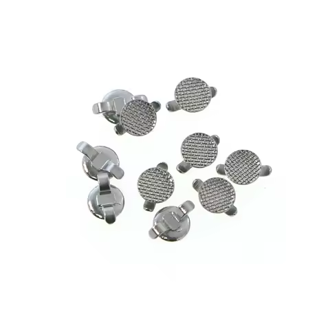 Dental Bondable Lingual Button Double Wings Orthodontic Lingual Cleat Small Bondable Lingual Buttons