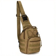 1 ไหล่ Tactical กระเป๋าเป้ Rover EDC กลางแจ้ง CCW กระเป๋าสะพาย Hiking Camping Pack ซ่อน Range Bag Hu