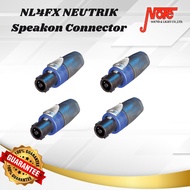 NL4FX NEUTRIK Speakon Connector ( สปีกคอน คอนเนคเตอร์ 4 ขา หัวต่อลำโพง แอคเซสซอรี่ )