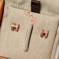 Hermes Mini Pop H Rocabar Earrings迷你H拼色耳環 (全新)