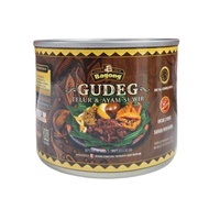 Canned Gudeg Bagong Eggs & Shredded Chicken, Typical of Jogja, 210 Gram Package