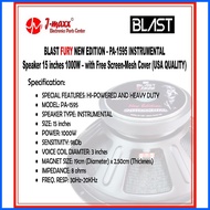 ♕ ◸ § BLAST FURY NEW EDITION  PA-1595 Instrumental Speaker 15 inches 1000W  with Free Screen-Mesh C