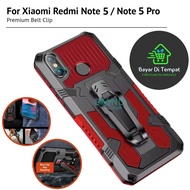 Case hp Xiaomi Redmi Note 5/Redmi Note 5 Pro Premium Belt Clip Hardcase Case