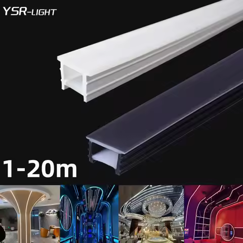 1-20M Recessed Silicone Tube Flexible Bent Channel Holder for 5MM 8MM Led Light Strip Easy Install W