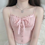 (IVE Gaeul, IDLE Shuhua, Choi Yena Necklace) Baby Angel Pearl Choker - Silver ve