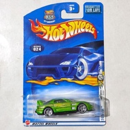 HIJAU Hotwheels Hot Wheels 24/Seven 24 Seven green 2003 First Editions blue card