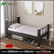 Heavy duty bed frame metal bed frame single single bed frame for adult katil single