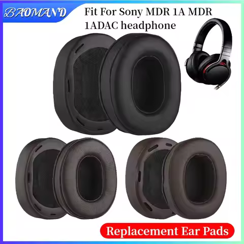 BAOMAND For Sony MDR 1A MDR 1ADAC Ear Pads Headphone Earpads/Headset Gamer Earpads Ear Pad Cushion E