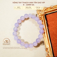 Jade Dan Tam - VIP Star Amethyst Bracelet 9-10mm 5A - Fire Element & Earth Element