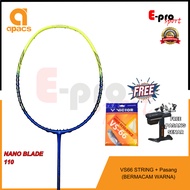 Apacs Nano Blade 110 35LBS Badminton Racket Apacs Nano Blade 110 35 LBS High Tension Original