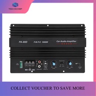 TECHCHIP-12V 1000W Car Audio High Power Amplifier Amp Board Powerful Subwoofer Bass Amp PA-80D