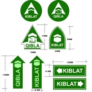 Signage KIBLAT, kiblat sign , kibla sign