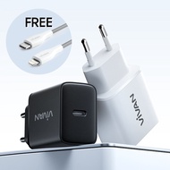 VIVAN Power C30L Adapter Charger With Cable Quick Charger 30W