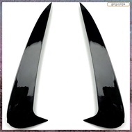 [L E U R] Rear Bumper Spoiler Side Canard for  for  C Class Estate S205 C180 C200 for  Black
