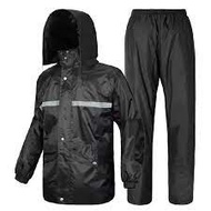 Motorcycle Riding RainCoat Suit (Black)