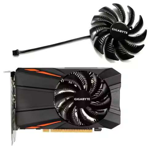 PLD09210S12HH T129215SU 3PIN 87MM GTX1050 GPU Cooler For Gigabyte Geforce GTX 1050 1050Ti RX 550 560