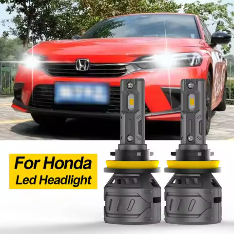 BMTxms 2pcs Canbus H8 H11 9005 HB3 9006 HB4 LED Headlights High Low Beam Fog Light For Honda Civic C