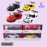 Kereta Mainan Kinsmart Toyota GR Supra Racing Concept Kinsmart Scale 1/36 KT5421 Die-Cast Models