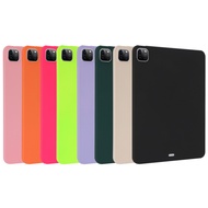 Back Case For iPad pro 12.9 2021 2020 2018 Pro 11 10.2 10.5 Pro 9.7 Mini 6 Mini Silicone Soft Cover skin matte Shockproof Tablet Protectiv