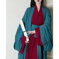 YQ4 2023 Women Hanfu Dress Chinese Traditional Hanfu Dress Female Cosplay Costume Summer 2pcs Sets Dress Hanfu For Women
