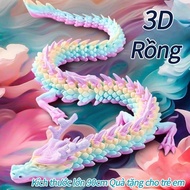 3D Printed Dragon 90cm Large Size Movable Dragon Stress Relief Toy Desktop Ornament Kids Gift
