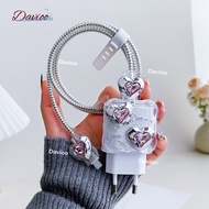 Pelindung Charger Samsung25w-Model:EP-TA800 Motif Kristal Pelindung Kabel & Adaptor Samsung 25w