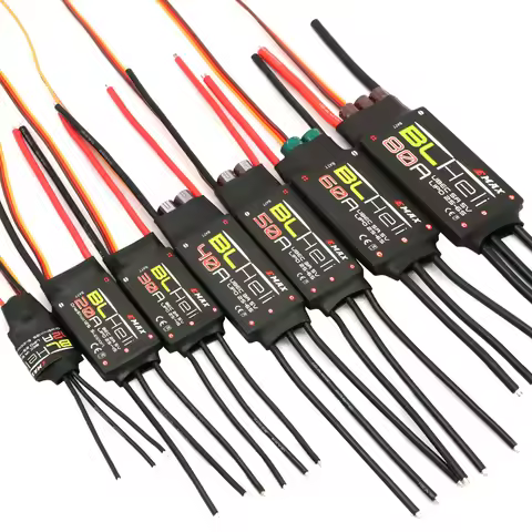 EMAX BLHeli 80A 60A 50A 40A 30A 20A 12A Brushless ESC For Quadcopter Model Aircraft Launching Multia