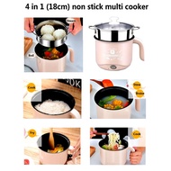 4 in 1 (18cm) non stick multi cooker (Ma;laysia Plug)
