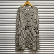 < OPMM >-[Jil Sander] Hollow Knit Long Top