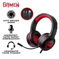 GAMING HEADSET GAMEN GH100 HEADSET GAMERS GH 100 HANDSFREE EARPHONE HEADSET COMPUTER HEADSET hp HEAD