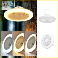 ARIN Portable USB Charged Table Fan Light 9Inch Adjustable Brightness For Camping Office
