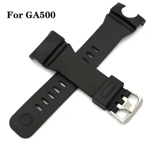 For Casio G-SHOCK Sport Silicone Watch Strap Men's GA-500 GA500 GA-500-1A Series Personalized Fashio