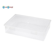 Plastic File Organizer Transparent Square Storage Box A4 Storage Box File Storage Box